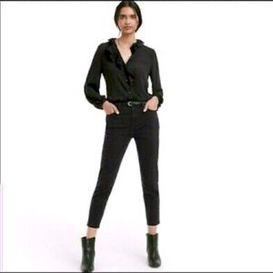 NWT Nili Lotan Skinny Black Jeans Size 4